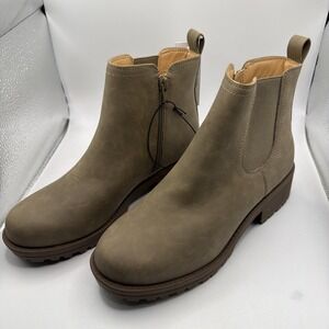 Buffalo David Bitton Anna Womens Size 10 Brown Chelsea Boot Memory Foam New.